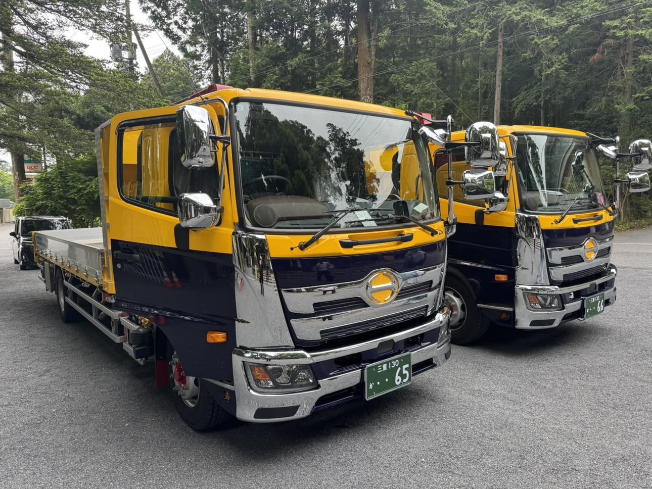 新車２台が納車
