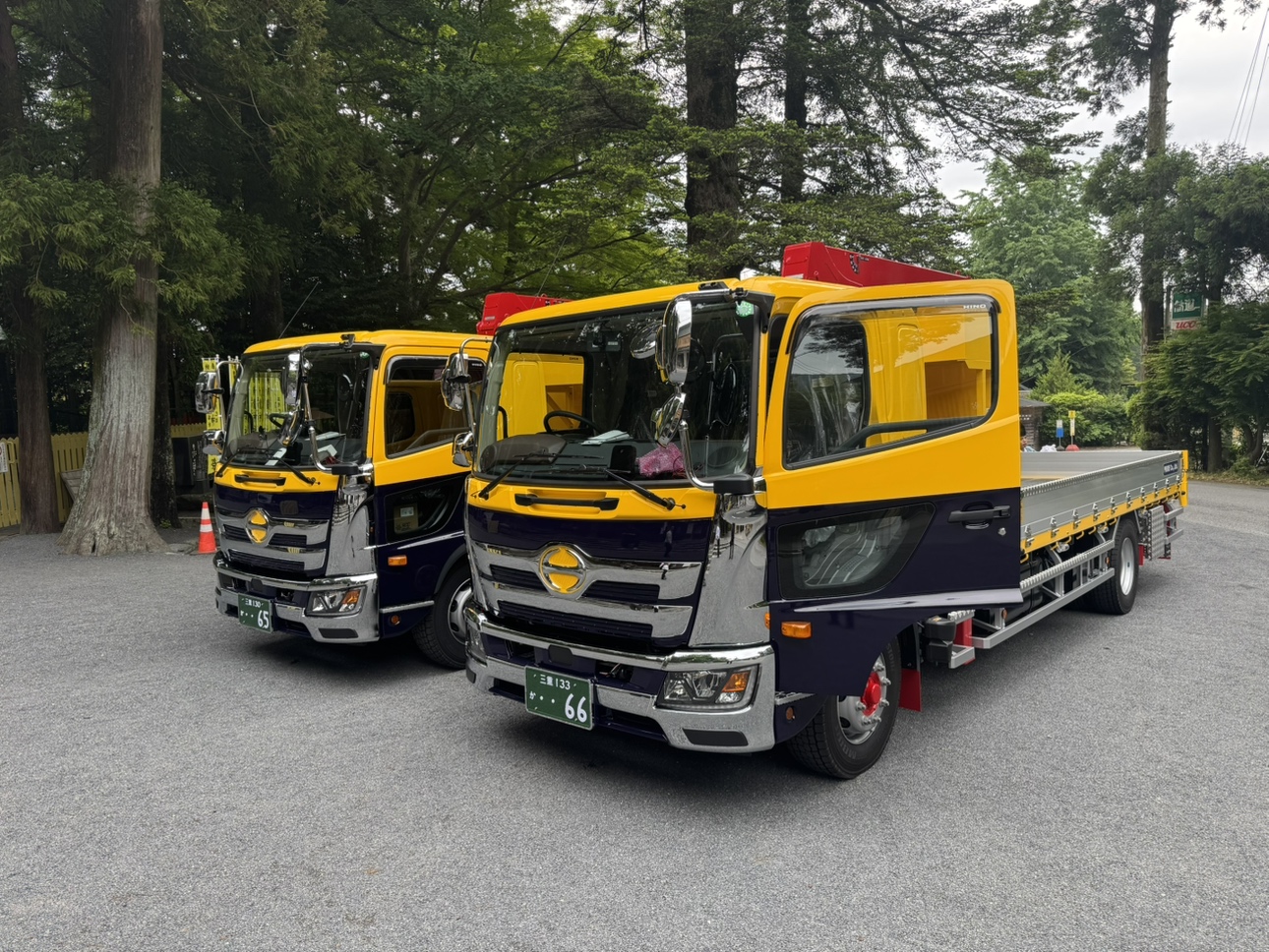 新車２台が納車