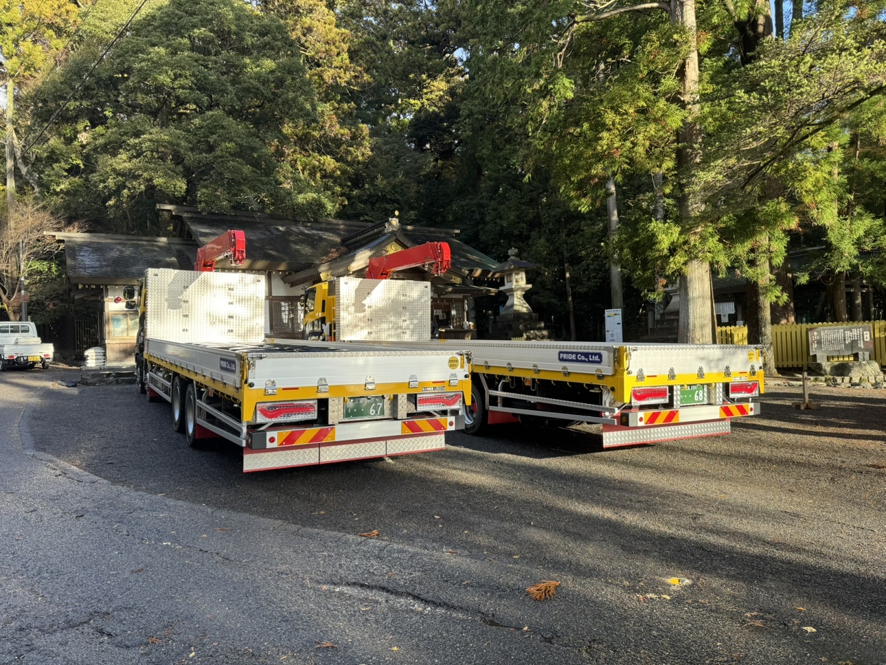 新車の大型ユニック車二台が納車！