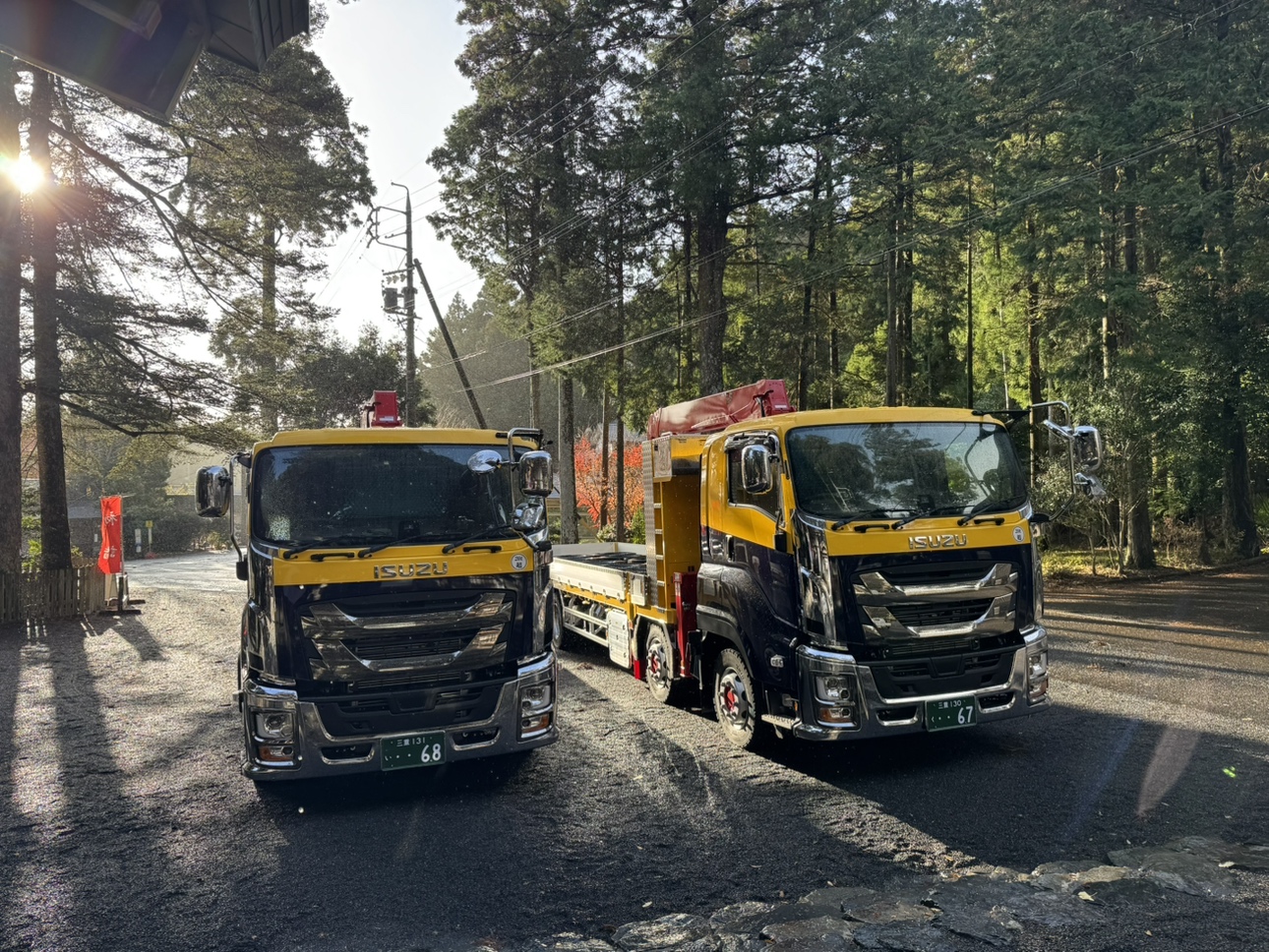 新車の大型ユニック車二台が納車！