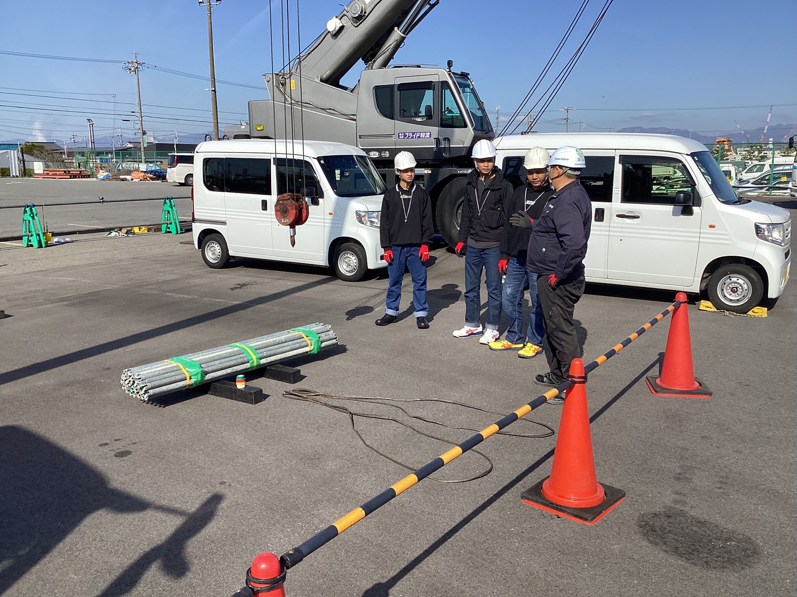 玉掛け特別教育を行いました