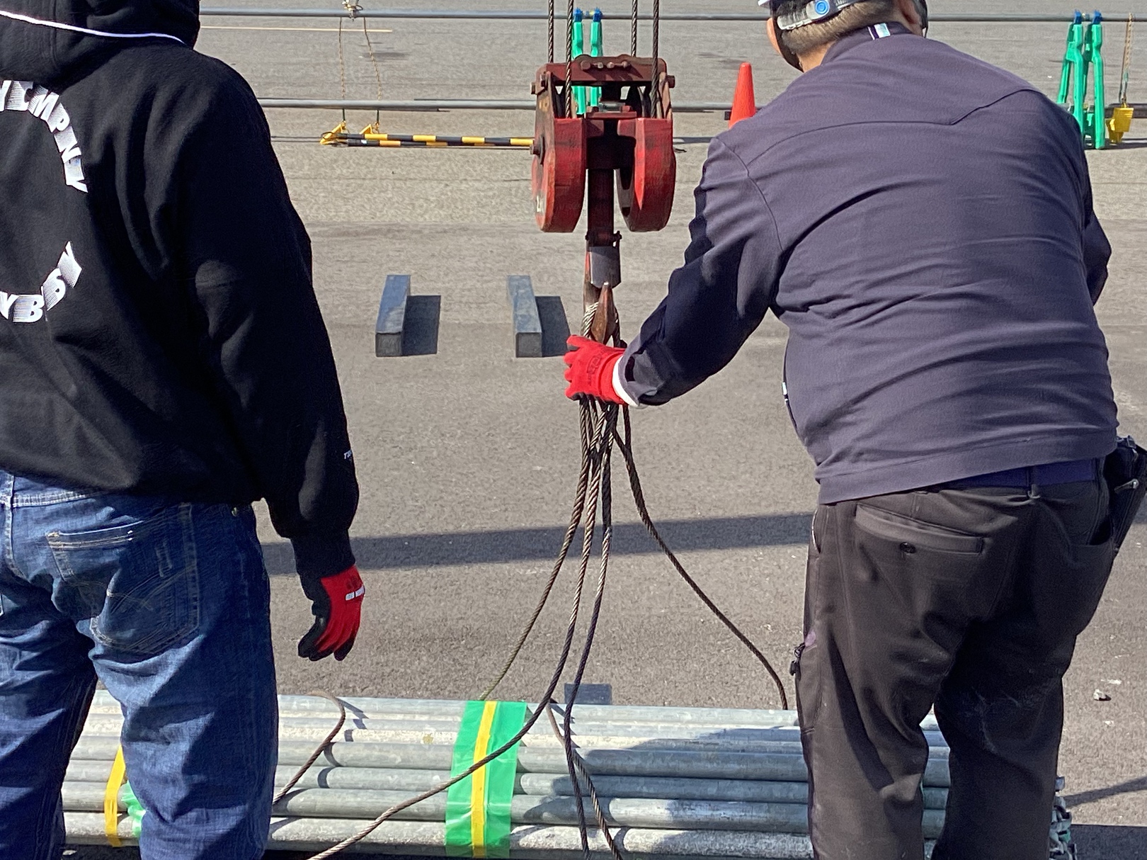 玉掛け特別教育を行いました