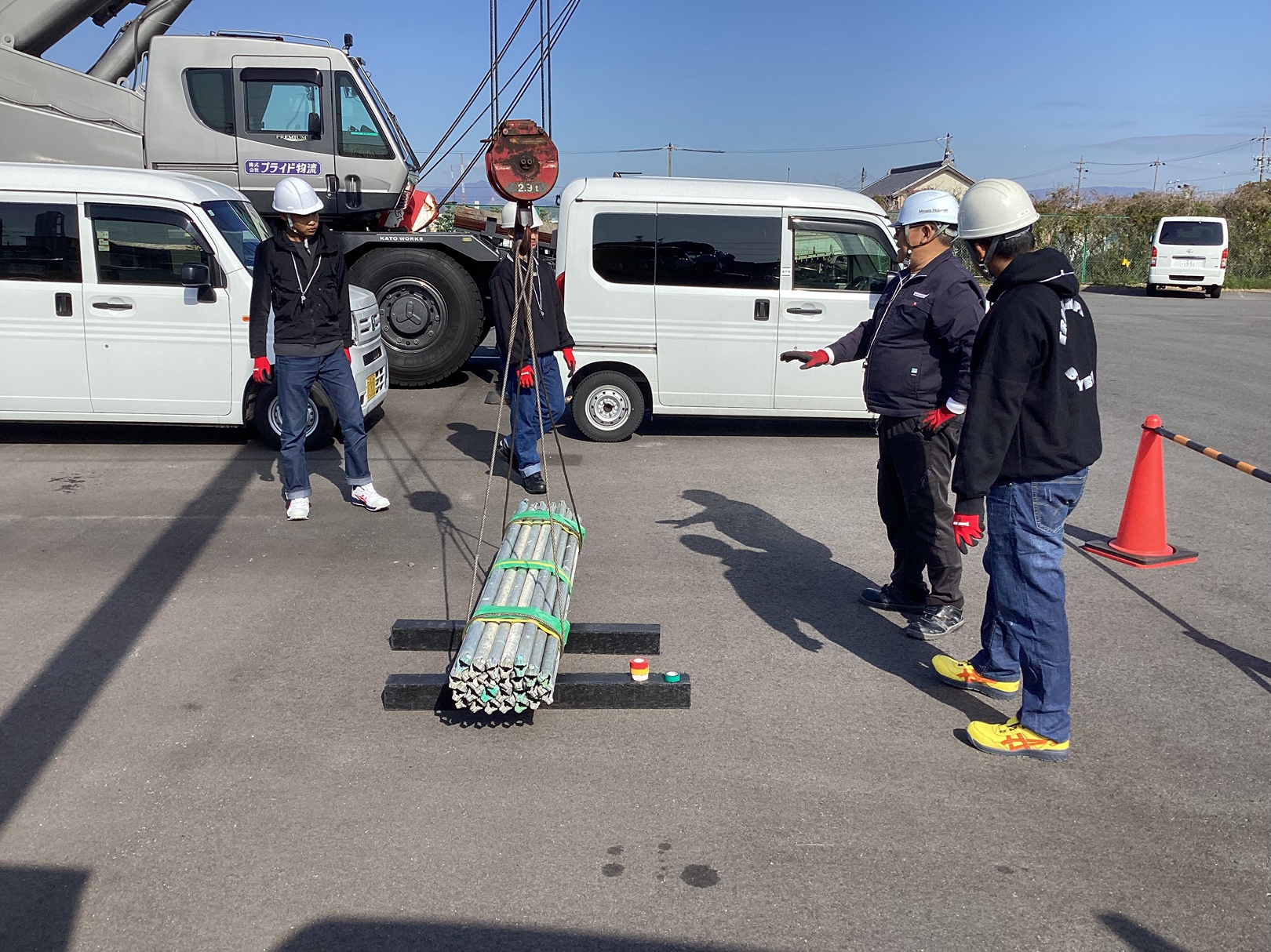 玉掛け特別教育を行いました