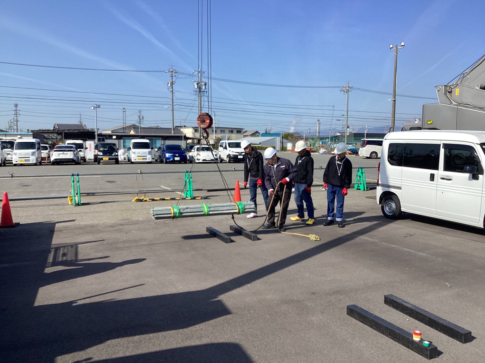 玉掛け特別教育を行いました