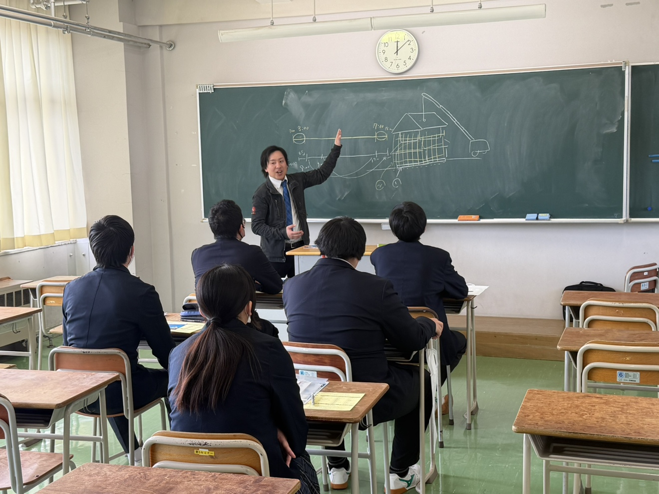 水沢農業高校で進路ガイダンスを行いました！