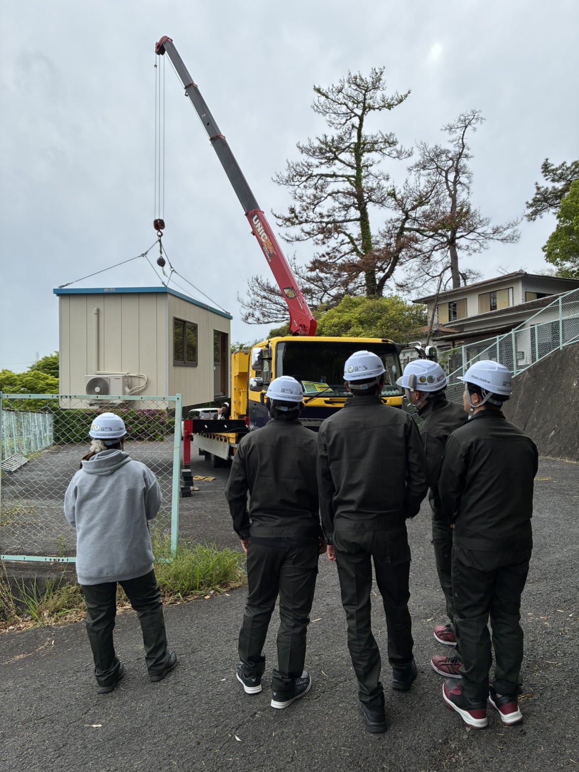 今年入った新卒者と現場ツアーへ！
