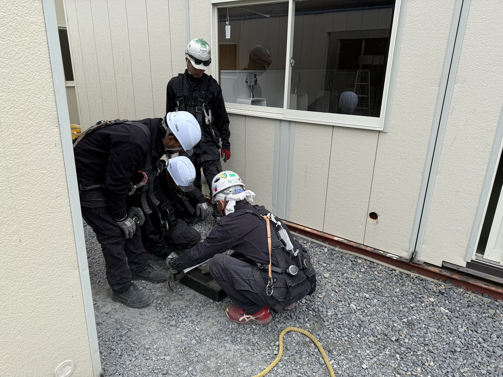 インド人特定技能社員のハウス設置技能講習を行いました