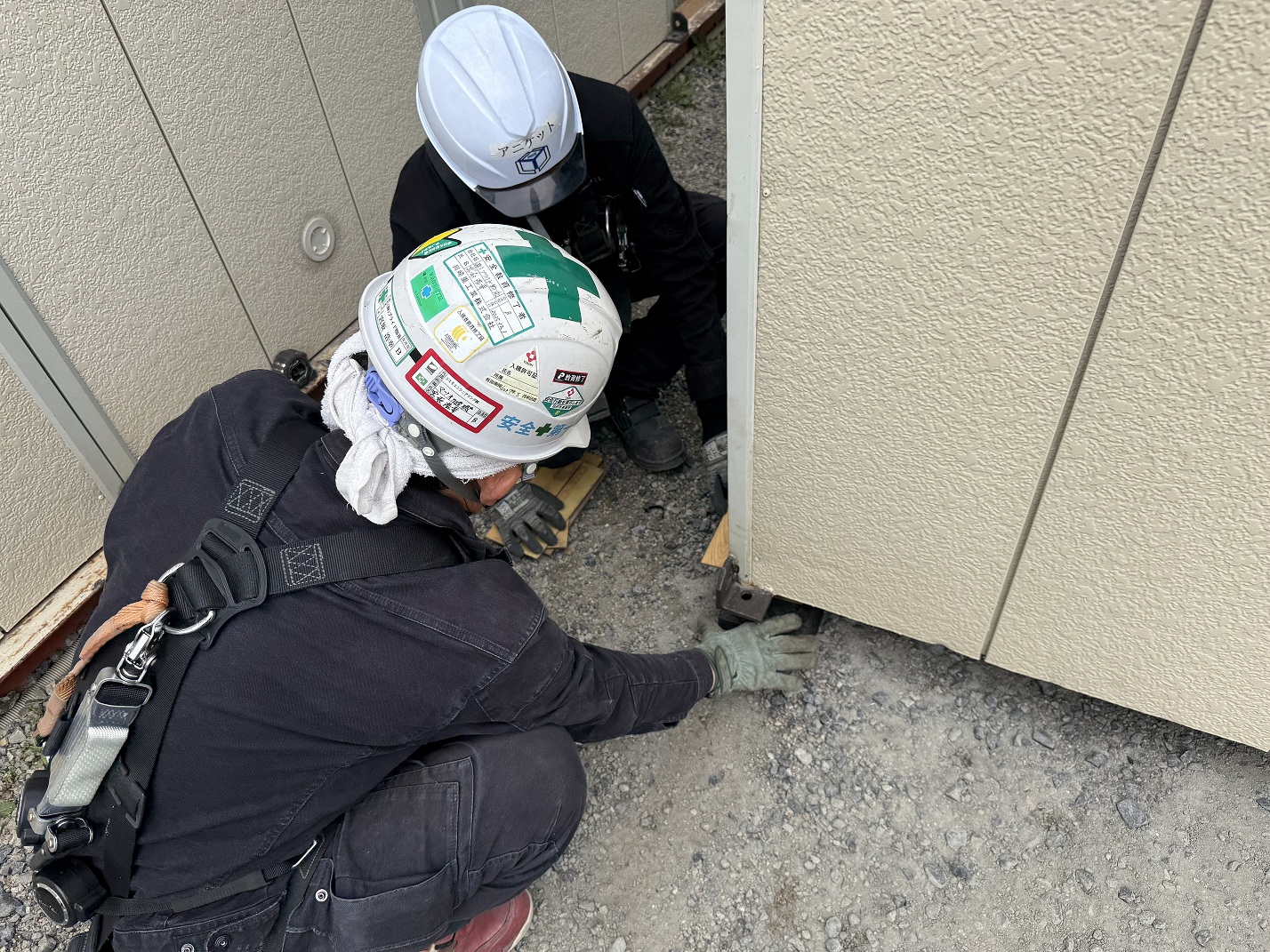 インド人特定技能社員のハウス設置技能講習を行いました